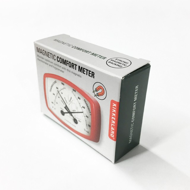 家具雑貨ROOMS / マグネティック コンフォート メーター kikkerland 温湿度計 温度計 湿度計 サーモメーター